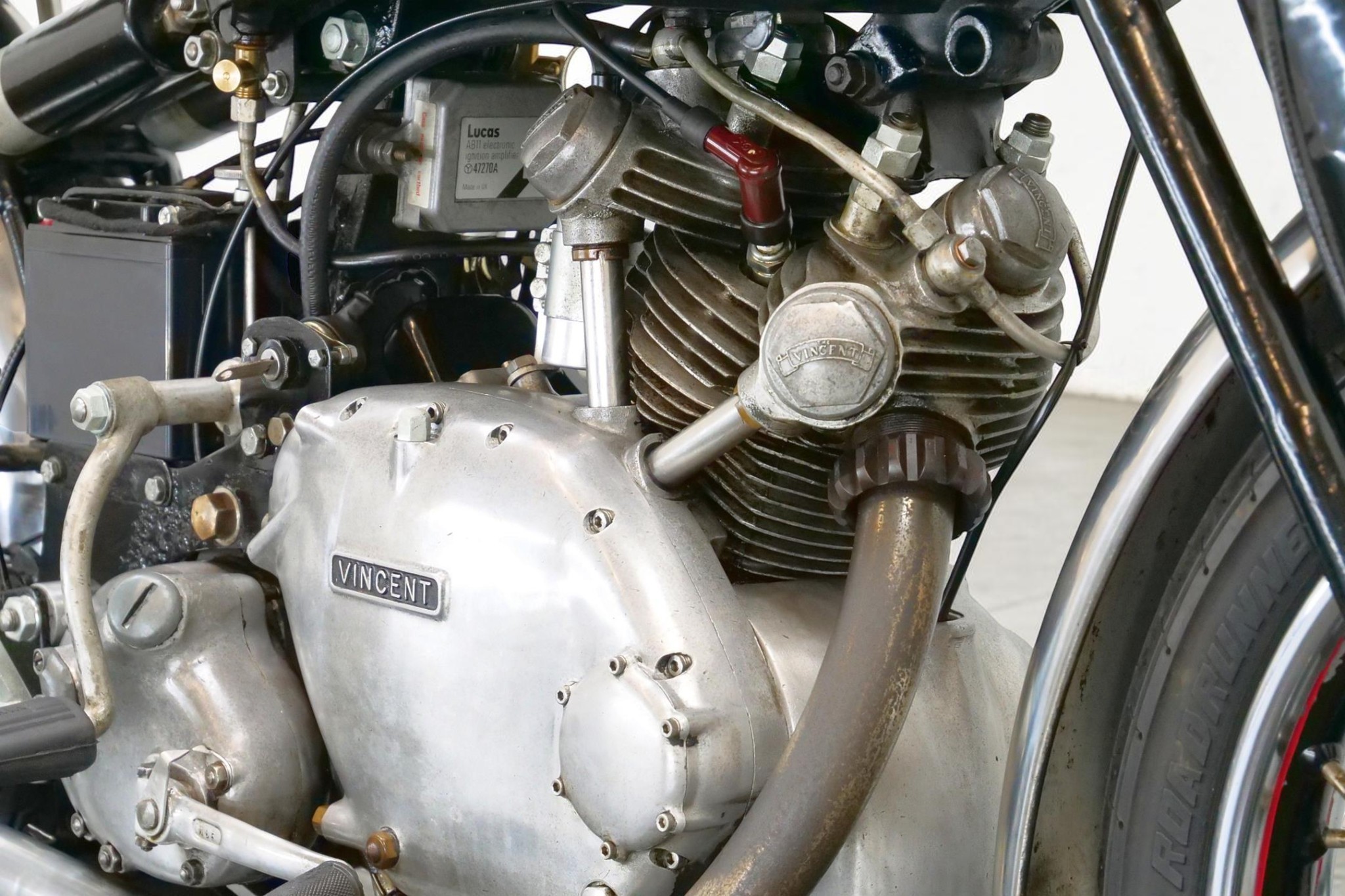 1951 Vincent Comet Series C engine side