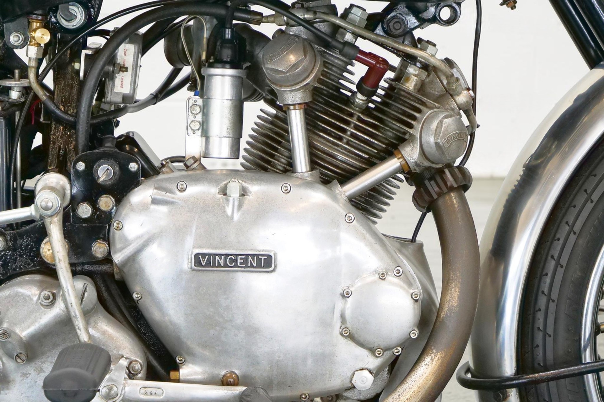 1951 Vincent Comet Series C engine view