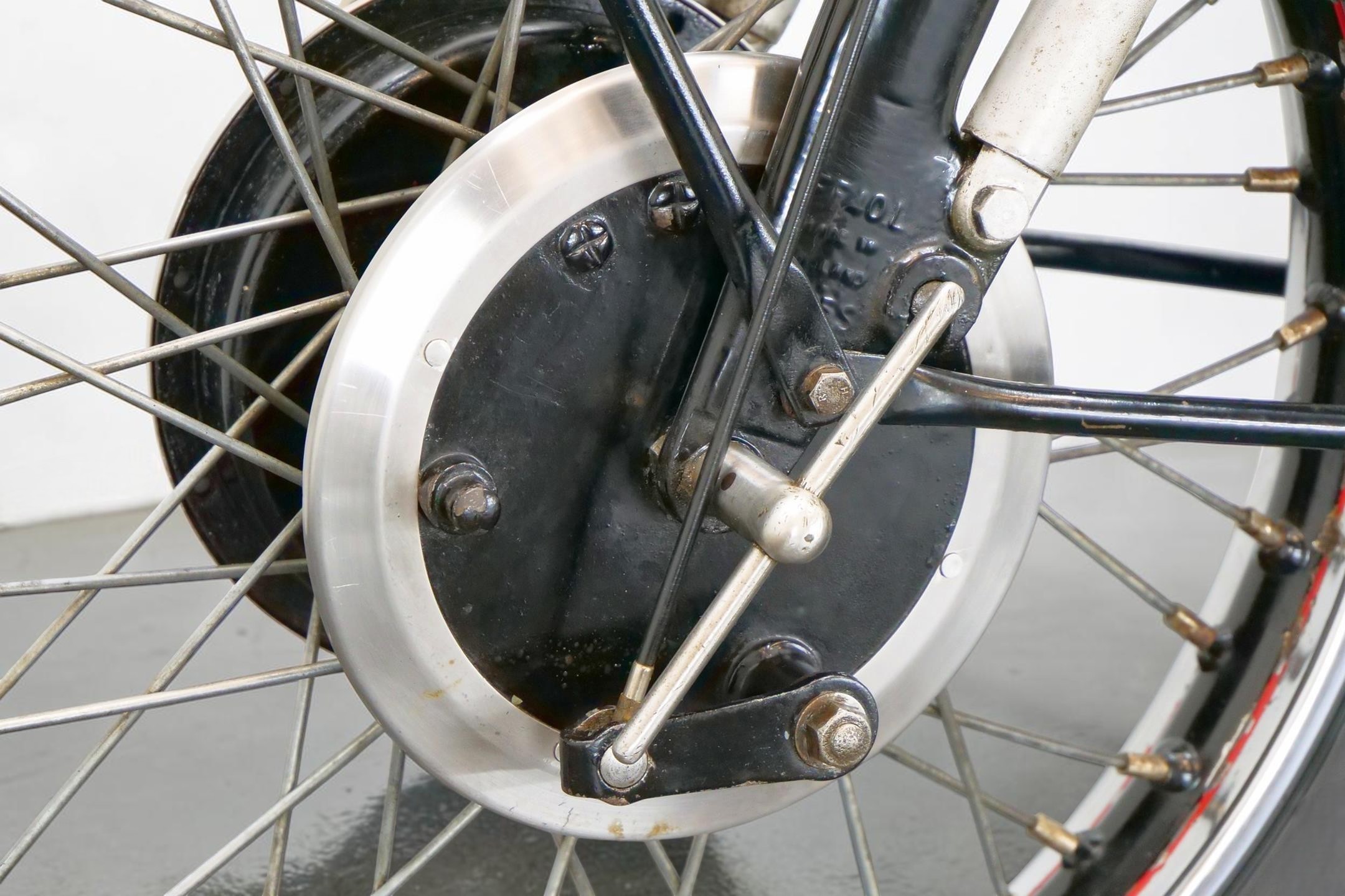 1951 Vincent Comet Series C engine front wheel