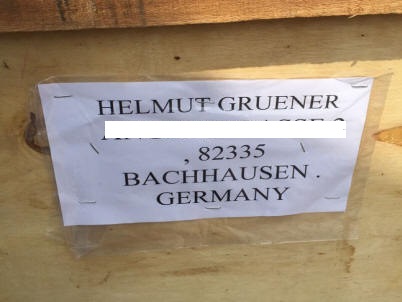 1962 BMW R69S shipment