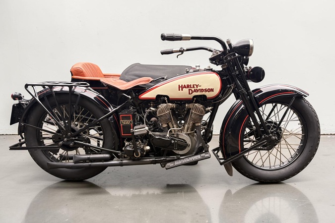 1929 Harley-Davidson JD with Sidecar vintage motorcycle for sale