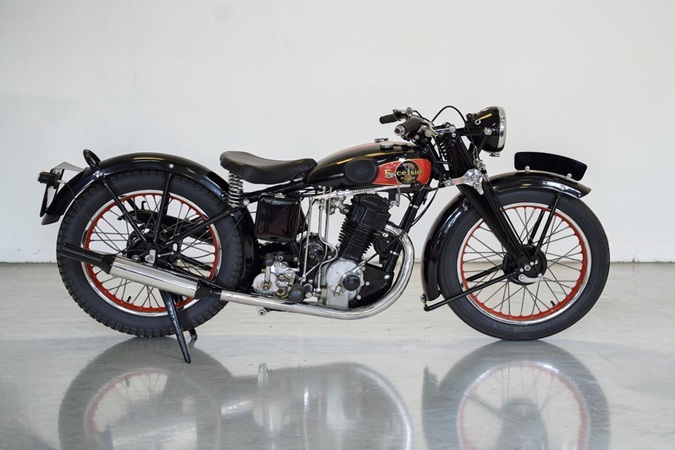1934 Excelsior D7 Pathfinder vintage motorcycle for sale