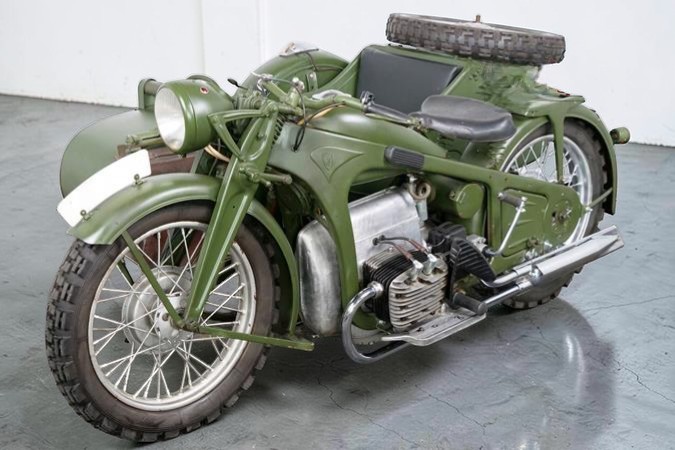 1936 Zundapp Model K800 Wehrmacht with Sidecar for sale