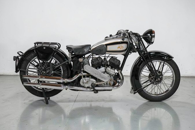 1939 AJS Model 39/2 vintage motorcycle