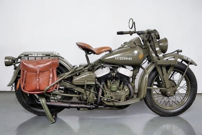 1942 Harley-Davidson WLC WW2 motorcycle