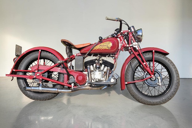 1942 Indian 741B Military Scout vintage motorcycle for sale