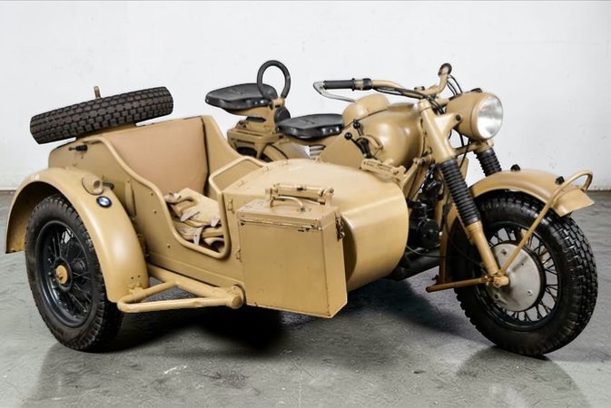 1943 BMW Model R75 with Sidecar for sale
