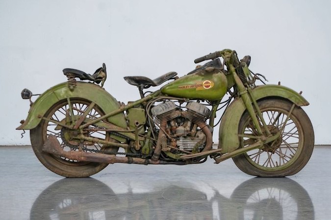 1943 Harley-Davidson WLC military motorcycle