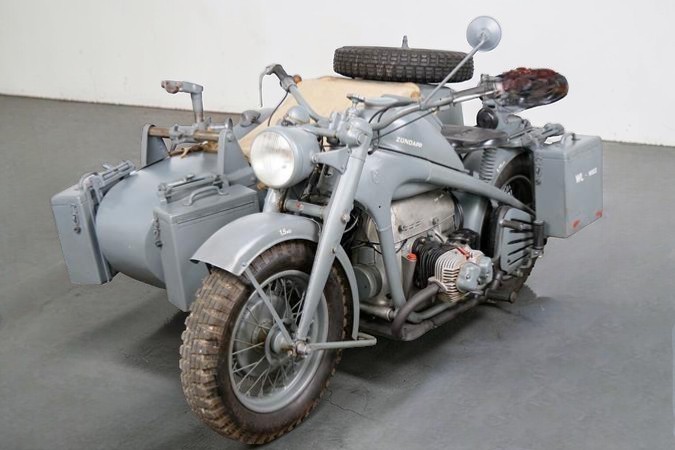 1943 Zundapp KS750 WW2 military motorcycle