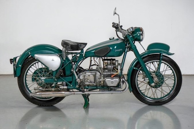Douglas Mark V 350 1952 vintage motorcycle