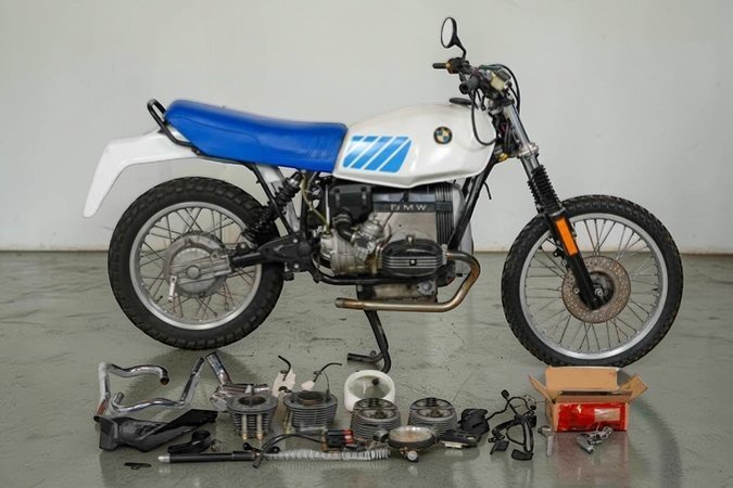 1987 BMW R65GS adventure motorcycle