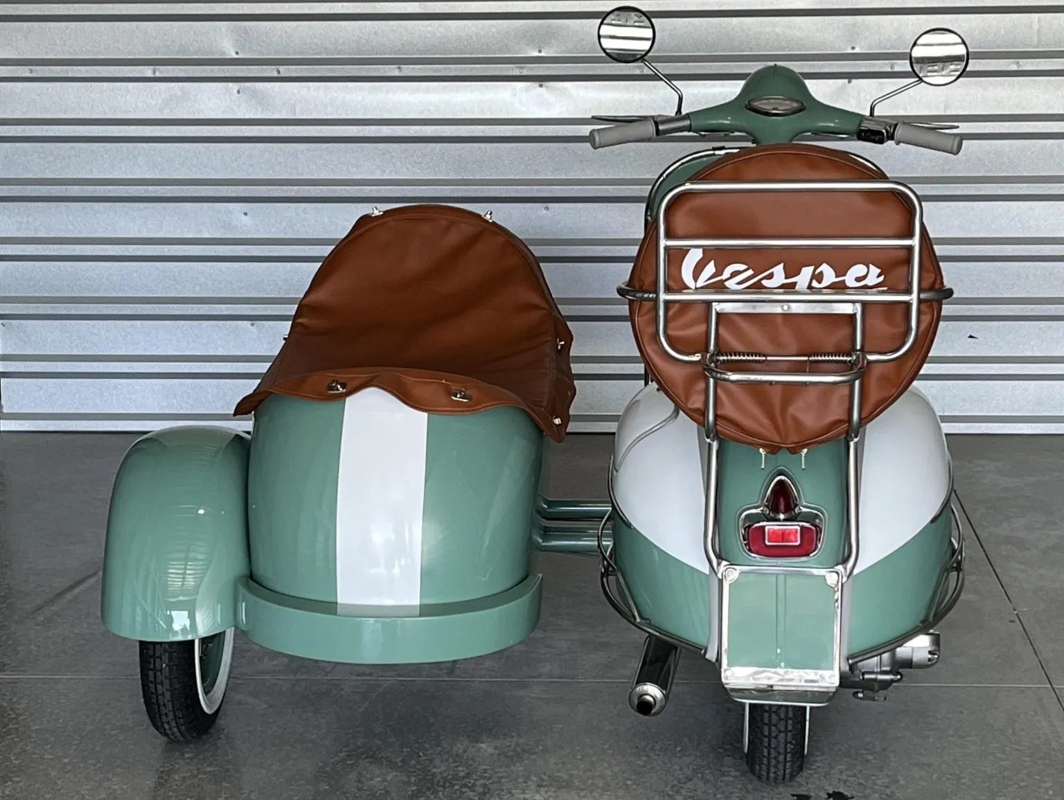 Blue Vespa in USA 3