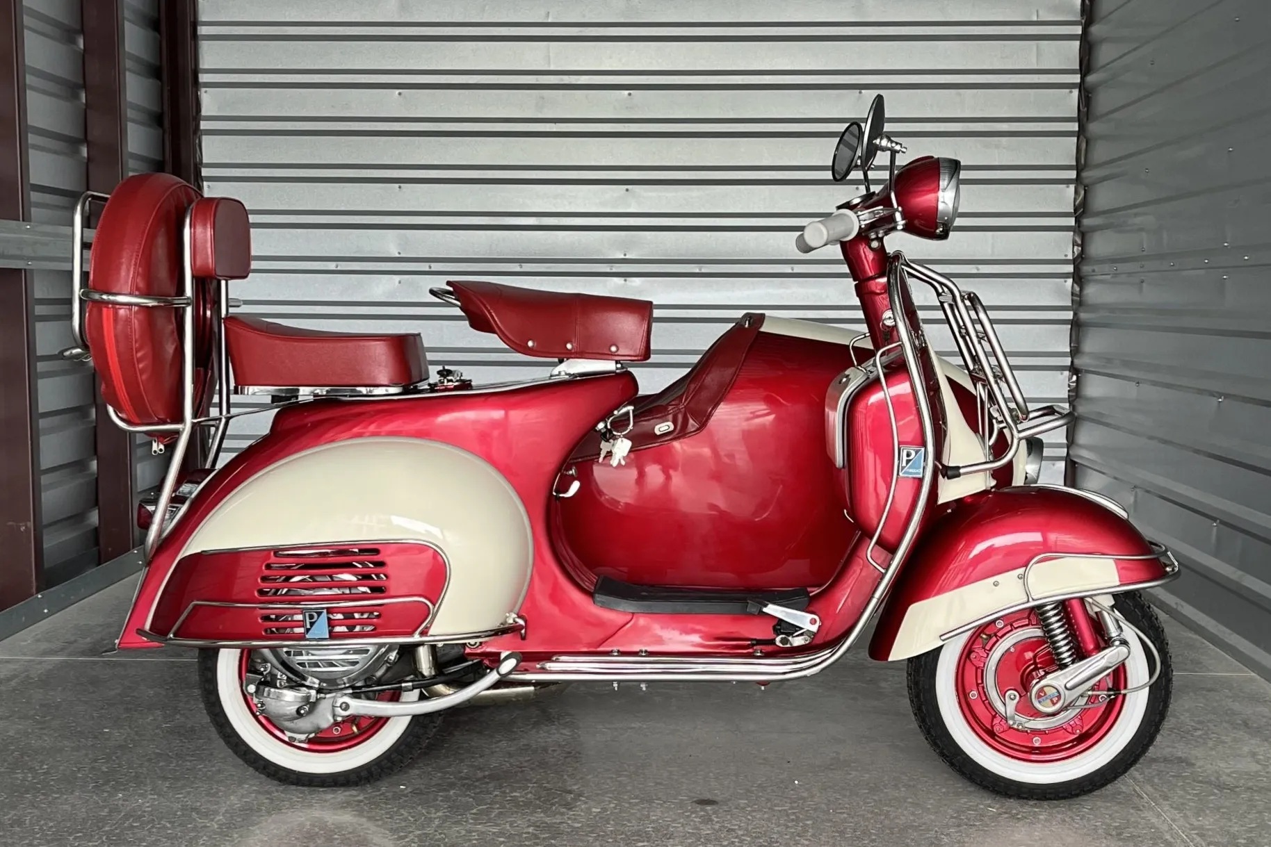 Red Vespa in USA 1